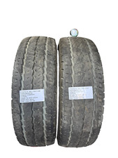 2 PNEUMATICI USATI 215/75 R 16C 116/114R CONTINENTAL ESTIVO 6 MM DOT 0816
