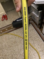 Tubo gas flessibile in acciaio inox laccio gas gpl metano 1/2" cucina 1 2 3 4 mt