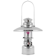 Gaslampe mit Piezo-Zündung Reflektorschirm und Tasche Campinglampe Festivallampe