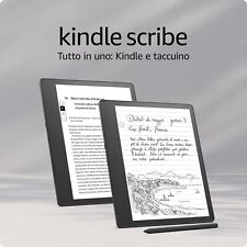 Amazon Kindle Scribe Touch screen 16 GB Wi-Fi Grigio - PENNA e CUSTODIA PREMIUM