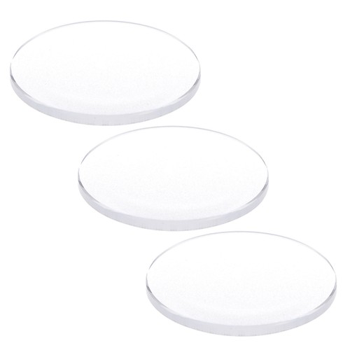 3pcs 23mm round clear - 3pcs,