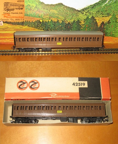 Rivarossi 206 carrozza - carrozza, fs
