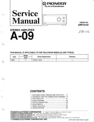 Manuale servizio per - di,