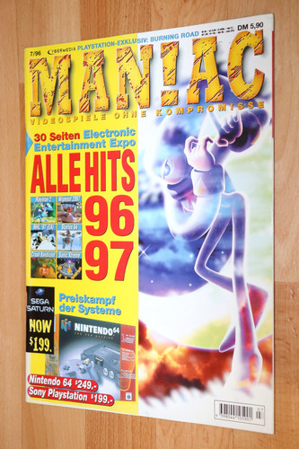 1996 maniac magazine - maniac,