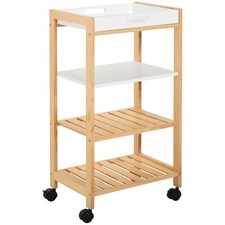 HOMCOM Carrello da Cucina a 4