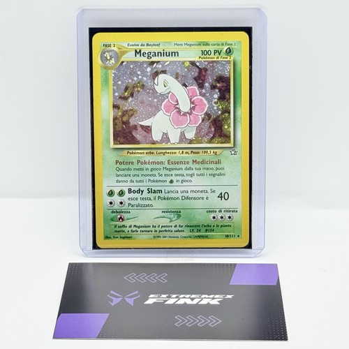 Carta pokemon meganium - pokemon,