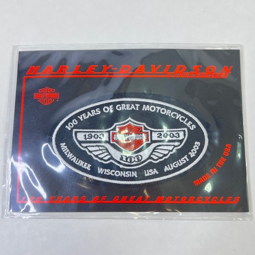 Harley davidson patch 100 - harley-davidson,