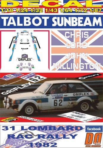 Decal talbot sunbeam lotus - sunbeam,