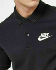 Nike Polo Futura Polo Shirt Uomo Taglia S, M, L, XL Nero