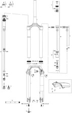 Forcella ammortizzata RockShox