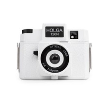 Fotocamera Holga 120 N per pellicola a rullo 120 bianca fotocamera analogica fotocamera analogica 
