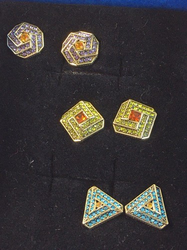 Heidi daus stunning studs - daus, "stunning