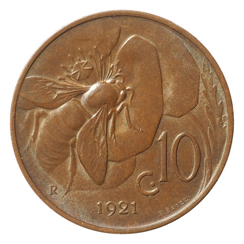 Centesimi ape 1920 1937 - 10,