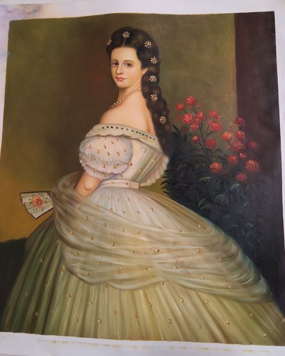 Dipinto ritratto principessa - ritratto,