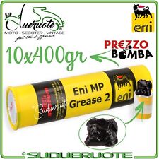 Cartuccia Grasso 400 Eni Mp Grease al Litio Kit 10 Cartucce Multiuso per Pistola