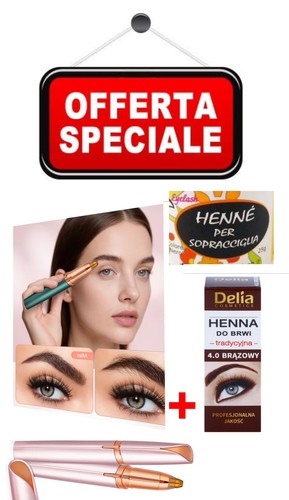 Kit henne sopracciglia - kit, henne'