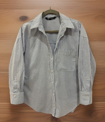 Blusa donna zara blu bianca - donna,