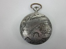 OROLOGIO DA TASCA PERSEO ROSKOPF VERITABLE REF 16107 TRENO FERROVIE FERROVIARIO