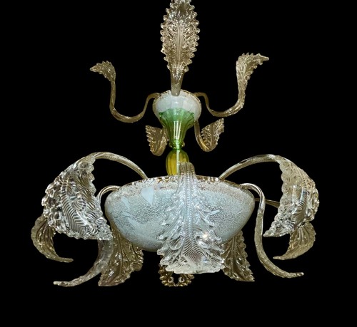 Grande lampadario murano con - grande,