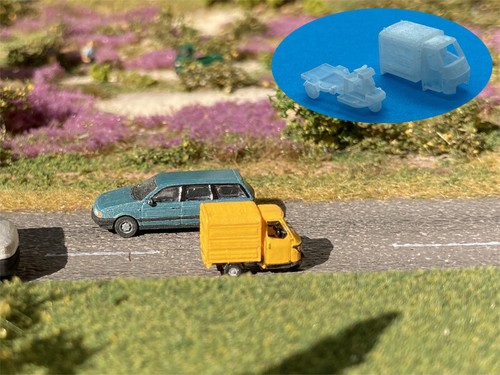 Railnscale n2399 piaggio ape - railnscale,