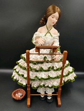 Bambola porcellana vintage Danbury come nuova copertina collezione ragazze