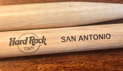 Hard rock cafe bacchette legno - hard,