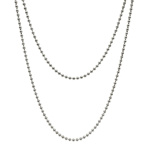 Collana catena argento con - collana,