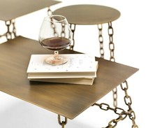 TAVOLINO SING SING | MOGG | FINITURA BRUNITA 