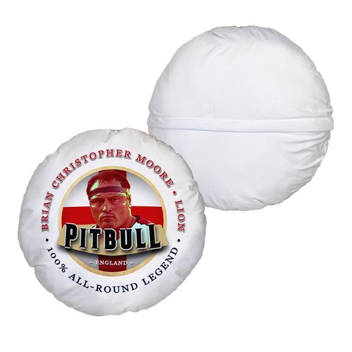 Cuscino circolare pitbull - circolare,