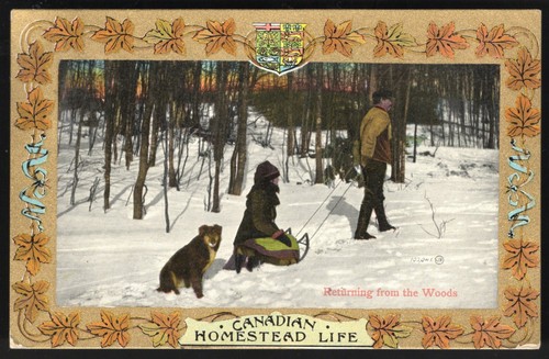 Cartolina canada patriottica - canada,