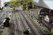 Plastico ferroviario, paesino