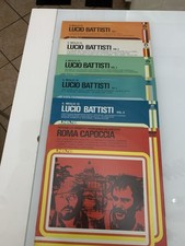 '' IL MEGLIO DI LUCIO BATTISTI ''VINILI ' VOL. 1,2,3,4,5,+ VENDITTI DE GREGORI