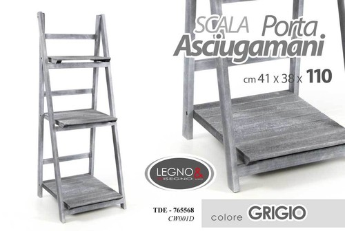 Scala scaffale legno mensola - scaffale,