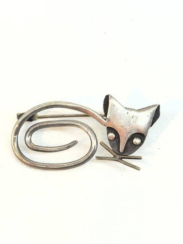 Spilla gatto modernista