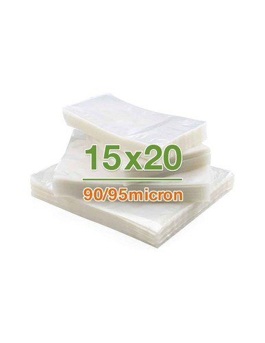 100 buste sottovuoto 15x20 - buste,