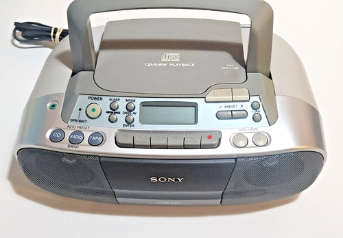 Sony cfd s01 boombox player - cd,
