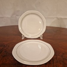 Apulum Porzellan „Studio“ 2 Kuchenteller 8-Eckig