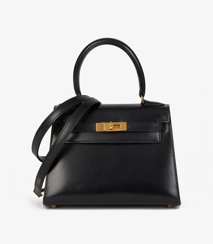 Hermès scatola nera pelle - nera,