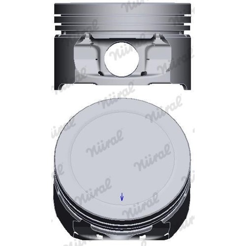 Pistone norale ø78 mm - pistone, Ø78,5