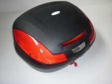 BAULETTO NERO GOFFRATO ORIGINALE APRILIA MOTO SCOOTER CON PIASTRA MONOLOCK 47 LT