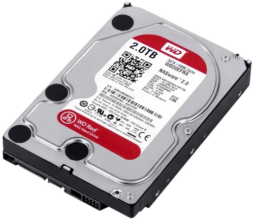 Western digital red - red, 2tb