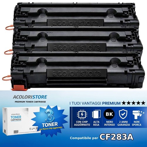 Toner per cf283a laserjet - cf283a,