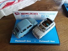 Brumm Fluimucil Fiat 600 1a serie berlina (1955) + 1a serie trasformabile (1956)