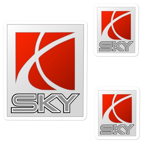 Adesivi sky scritta - (3),