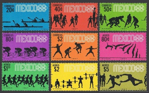 Messico 981 985 c328 c331 - messico, 981-985,c328-c331