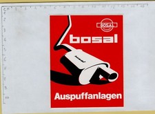 ADESIVO VINTAGE STICKER BOSAL AUSPUFFANLAGEN MARMITTE