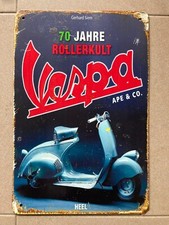 INSEGNA  in Latta Vintage  Vespa-in metallo 30x20