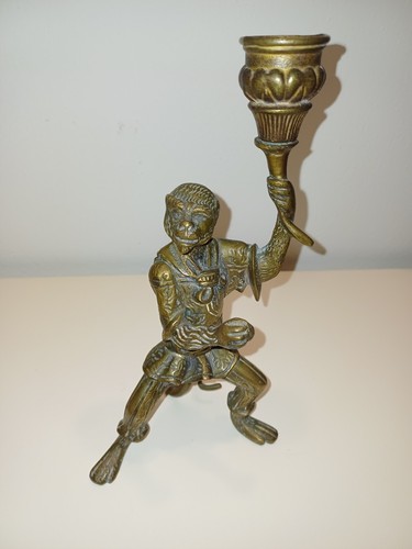Portacandele antico ottone - portacandele,