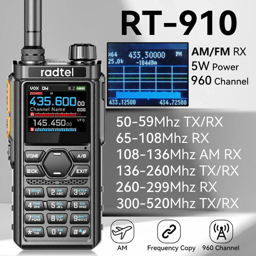 Radtel 910 versione - radtel, rt-910