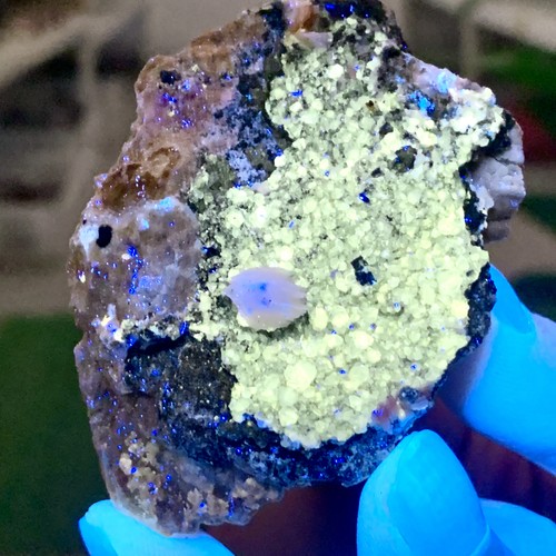 63g cerussite naturale - cerussite, naturale+barite